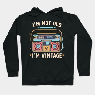 Music vintage rétro style Hoodie